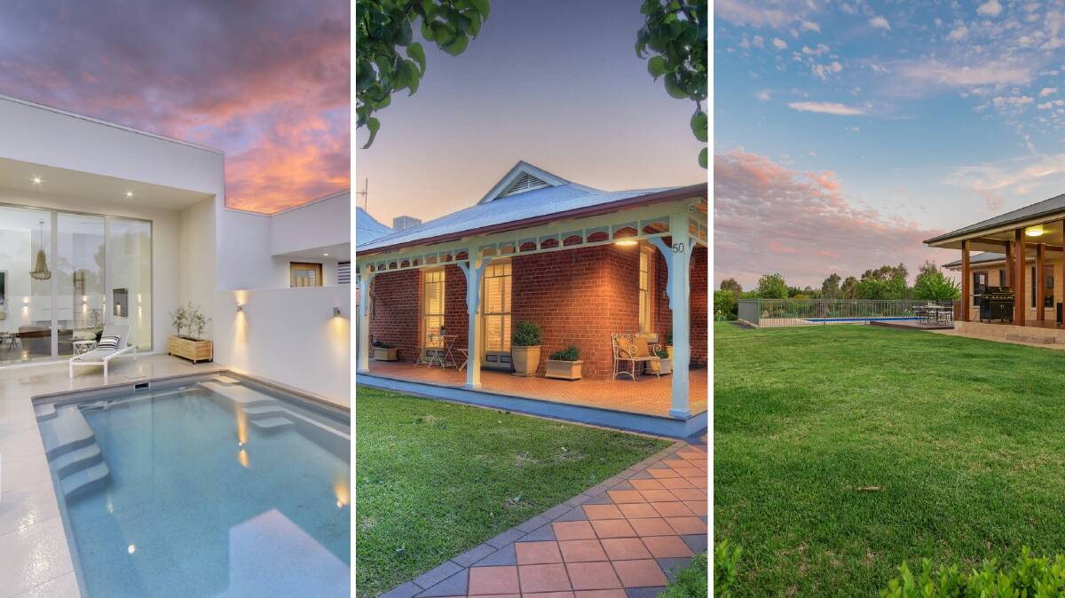 HIGH-END CHOICE: Wagga's most prestigious homes on the market are over $1 million and boast state-of-the-art, inner-city and acreage lifestyles. Pictures: supplied