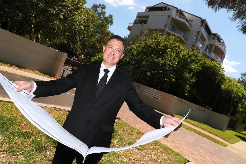 TO THE FUTURE: Wagga developer Daniel Donebus said times are changing and higher density living is needed to meet demand. Picture: Emma Hillier