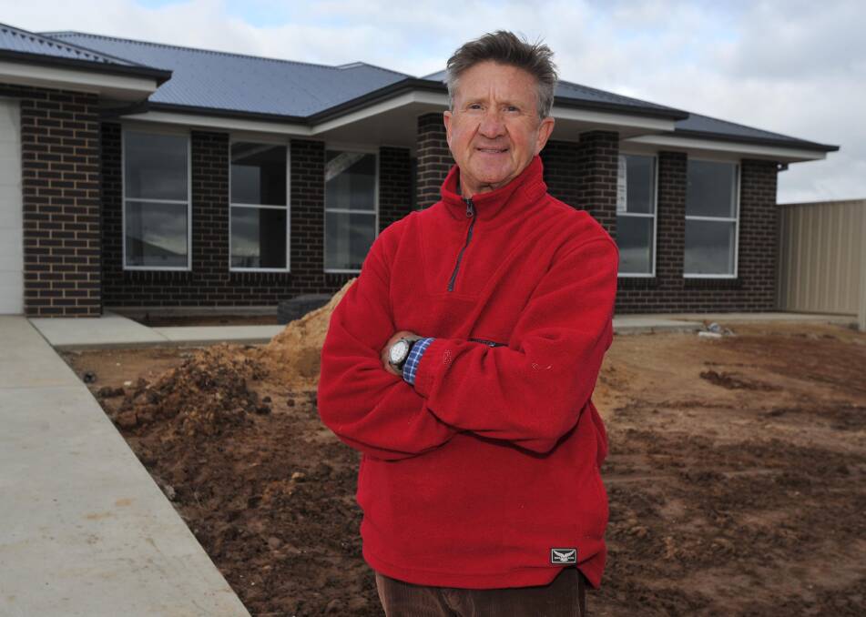 STEPPING STONE: Wayne Carter argued that units are on the rise in Wagga, which was contested by another builder Matt Jenkins, however both agreed that units are ideal choices for affordability and low maintenance. 