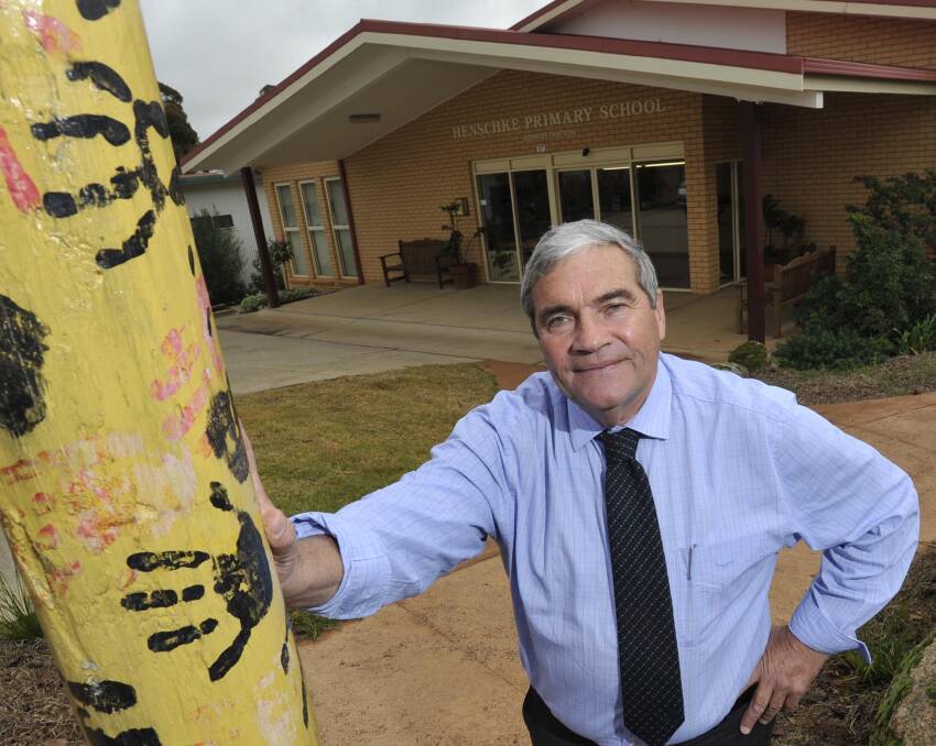 CHANGE: Henschke Primary School principal, Michael Jones will be retiring at the end of the year after more than 40 years teaching. Picture: Les Smith