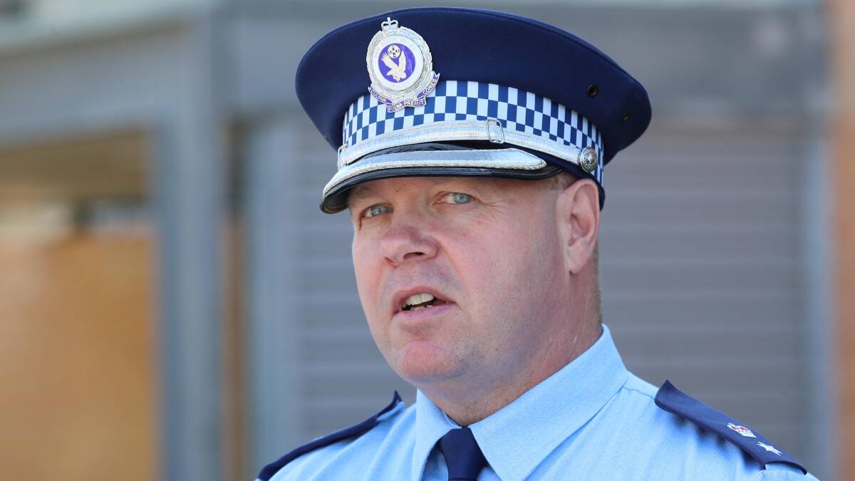  MOTORISTS BEWARE: Wagga Police Superintendent Bob Noble says double demerits will be in force this long weekend. Picture: Les Smith