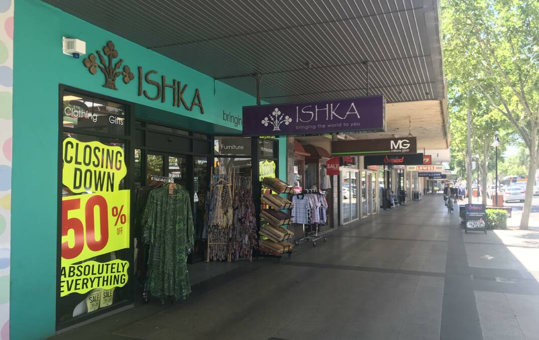 FOR SALE: The shopfront that houses ISHKA is for sale and despite its signs threatening closure, a business rep says it's not 'literally' closing. 