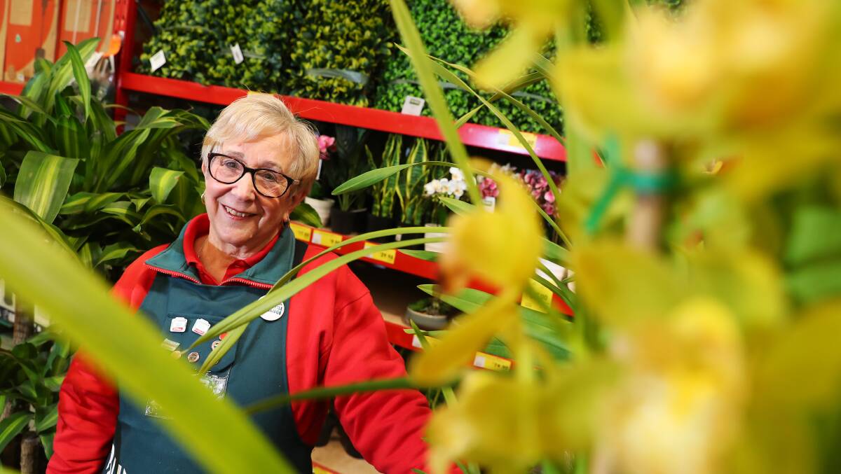 PASSIONATE: Shirley Smith, 74, says many elderly customers often seek her help and she loves inspiring them in the DIY areas. Picture: Emma Hillier