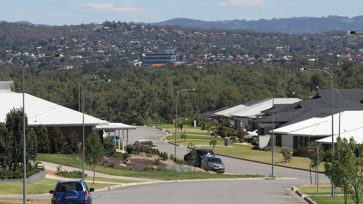 BOOMING: There's no signs of slowing down at Wagga's northern end, with property experts expecting future growth. Picture: Les Smith