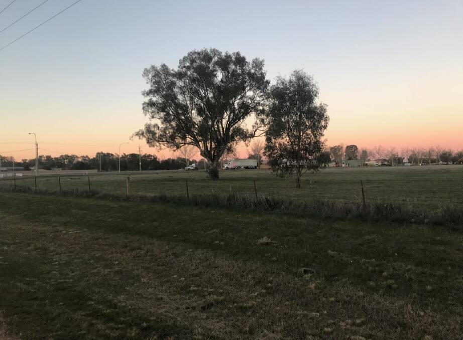 VACANT: Empty land will be transformed into a new service centre on the corner of the Sturt Highway and Tasman Road in Gumly. Picture: Jess Whitty