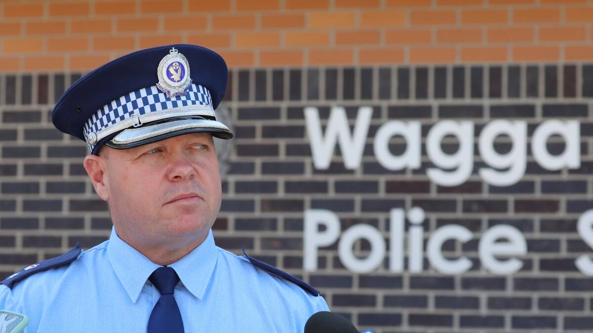 SUCCESSFUL OPERATION: Wagga Police Superintendent Bob Noble says it was a successful five day operation that led to a 'good outcome'. Picture: Les Smith 