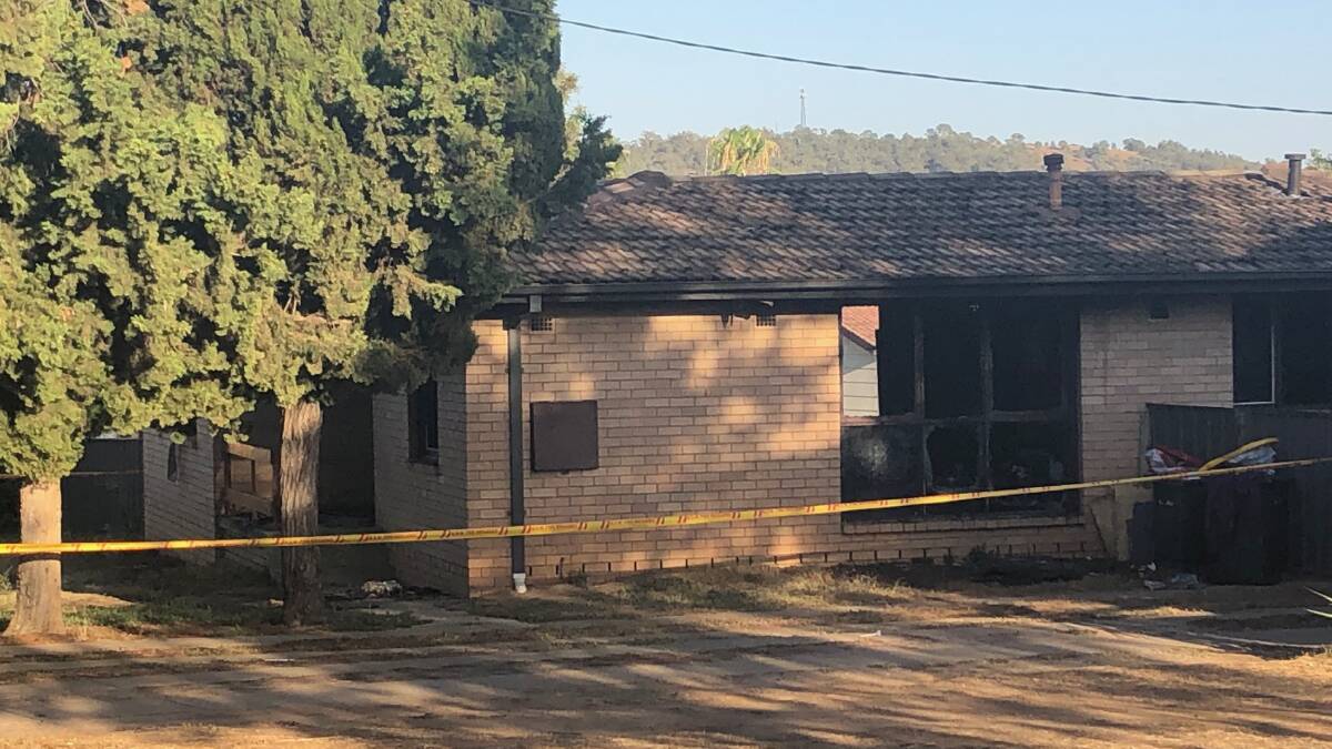 ANOTHER FIRE: An Ashmont home on Fernleigh Road has been "severely damaged" by fire early this morning. Picture: Jess Whitty