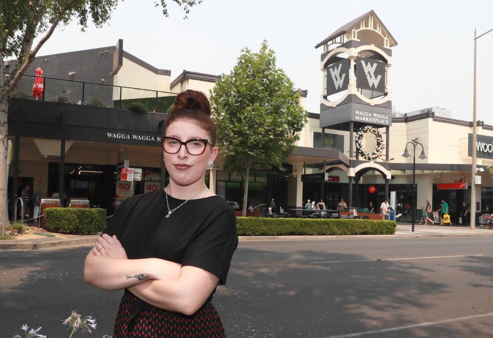 HELPING EACH OTHER: Retail worker Sarah Brunskill says it's time people looked out for each other in light of recent attacks. Picture: Les Smith