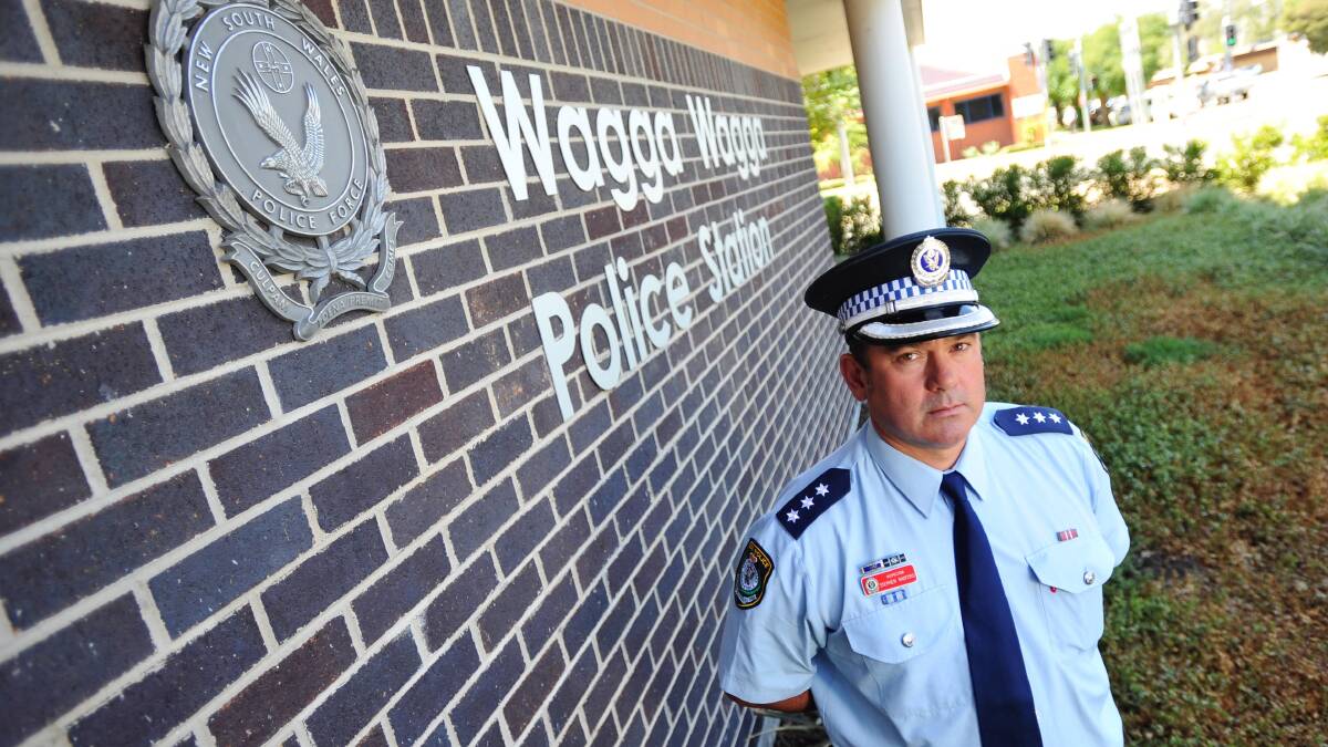 REPORT CRIME: Riverina Police District Inspector Stephen Radford says the role of the community in stopping these fires cannot be overstated.