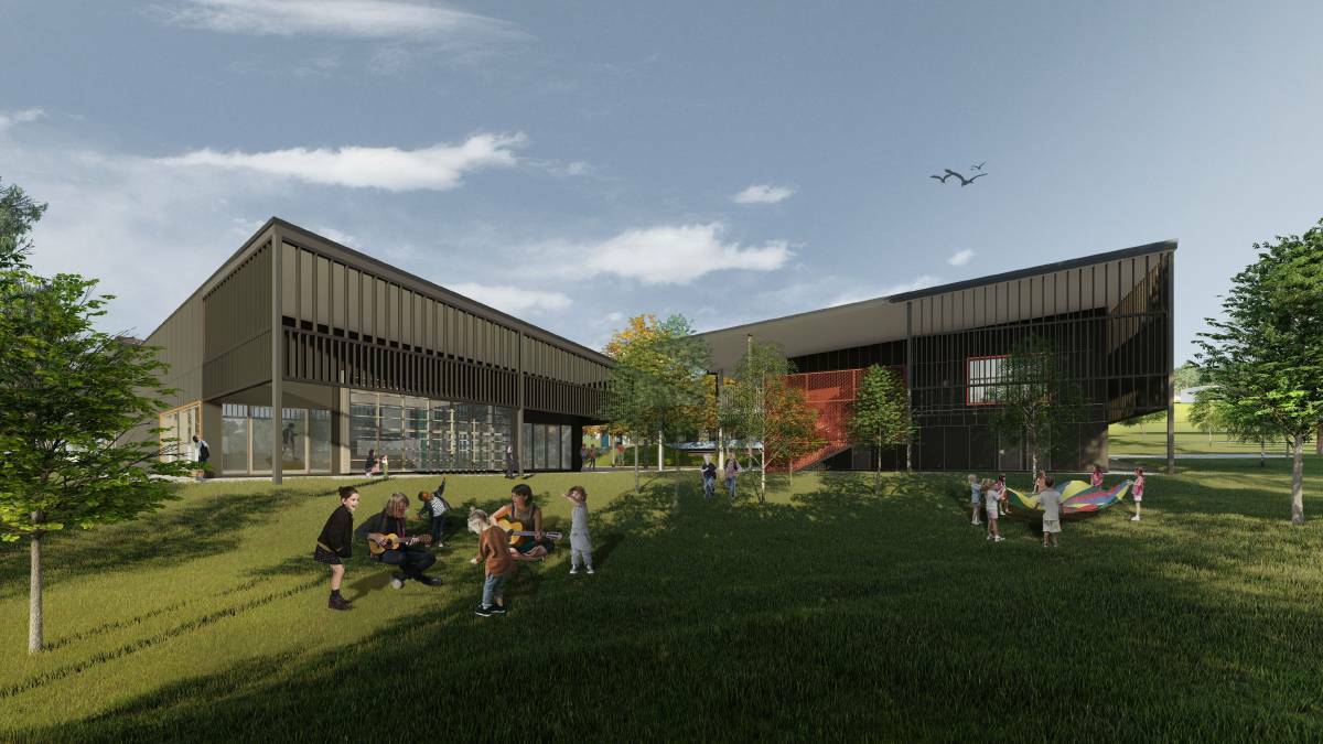 PLANS IN PLACE: Artist impressions of the proposed new primary school showing modern building designs and green spaces. Picture: Contributed