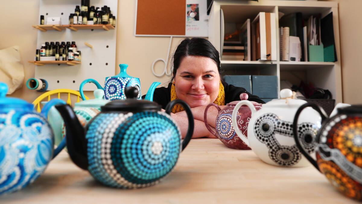 EMPOWER: Wiradjuri artist and business owner Ashleigh Pengelly says more training through mainstream providers is needed for Aboriginal people. 