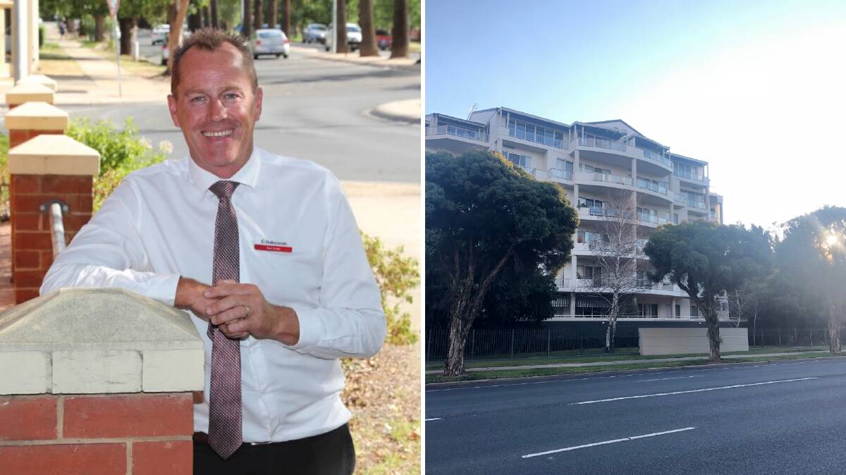 CENTRAL LIFESTYLE: Property expert and Professionals real estate agent Paul Irvine said more people are wanting to live in the city because it offers a low-maintenance lifestyle. Pictures: Les Smith and Jess Whitty