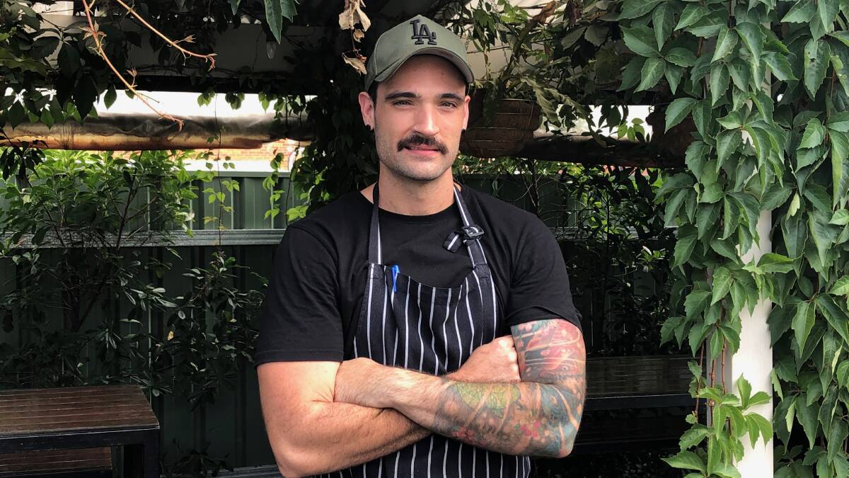 JUST DO IT: Apprentice chef Aaron Fairbank went back to study at 28-years-old and said he knew what career he needed to study and just did it. Picture: Jess Whitty