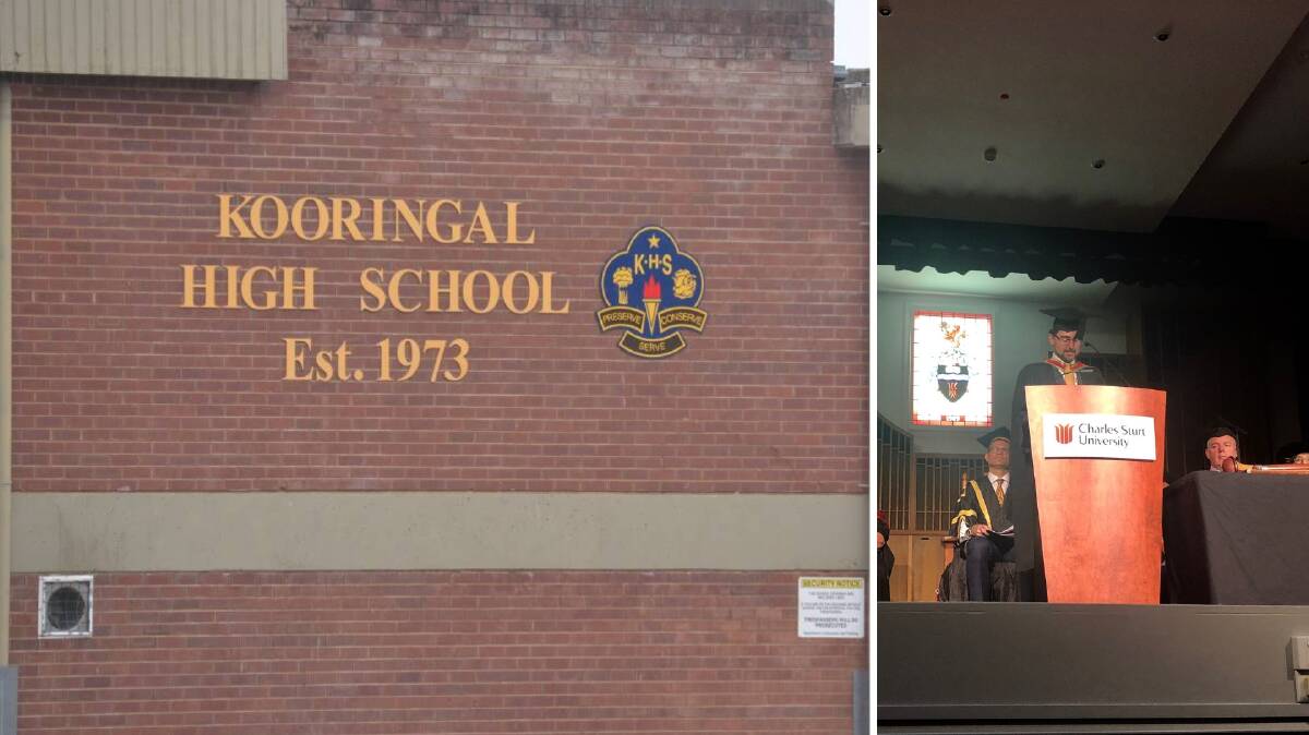 Kooringal High School's principal Norman Meader will be departing at the end of the school year. 