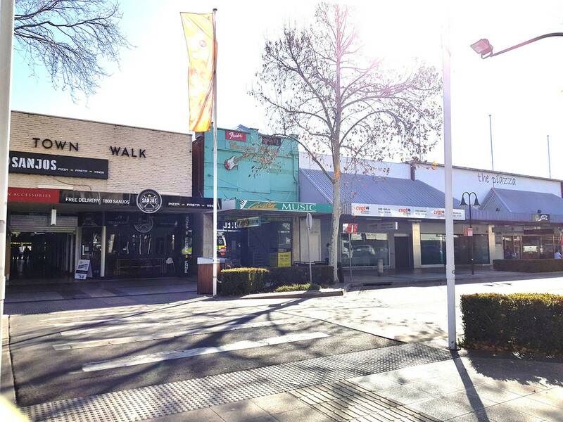 Building for sale, could this be the end of an era for Custom Music who has been on Baylis Street for over 30 years? Picture: supplied
