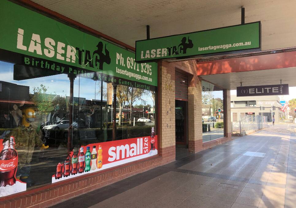 FOR SALE: Laser Tag business hits the market and sits next to the proposed hotel. Picture: Jess Whitty