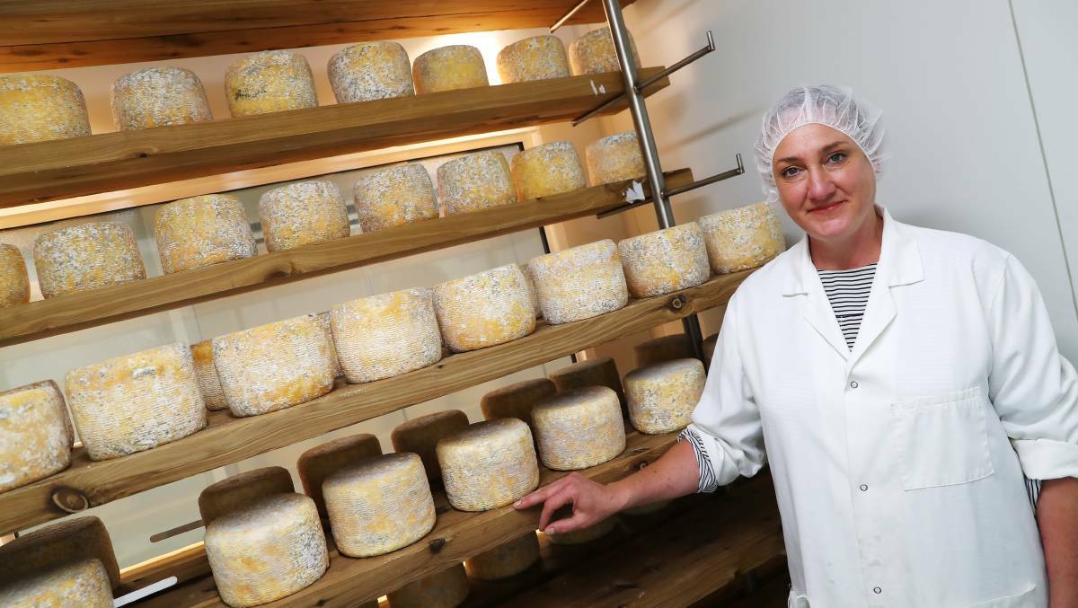 'GOUDA' TIMES: Coolamon Cheese's cheesemaker, Jenn Nestor, travels along with the team and wins bronze at the World Cheese Awards in October. Picture: Emma Hillier