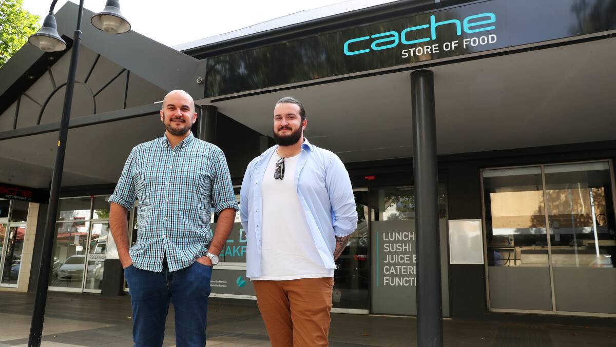 NEW BEGINNING: Keegan and Aidan Adams say the new shop will offer "on-the-go" meals as well as a variety of new baked treats. Picture: Emma Hillier