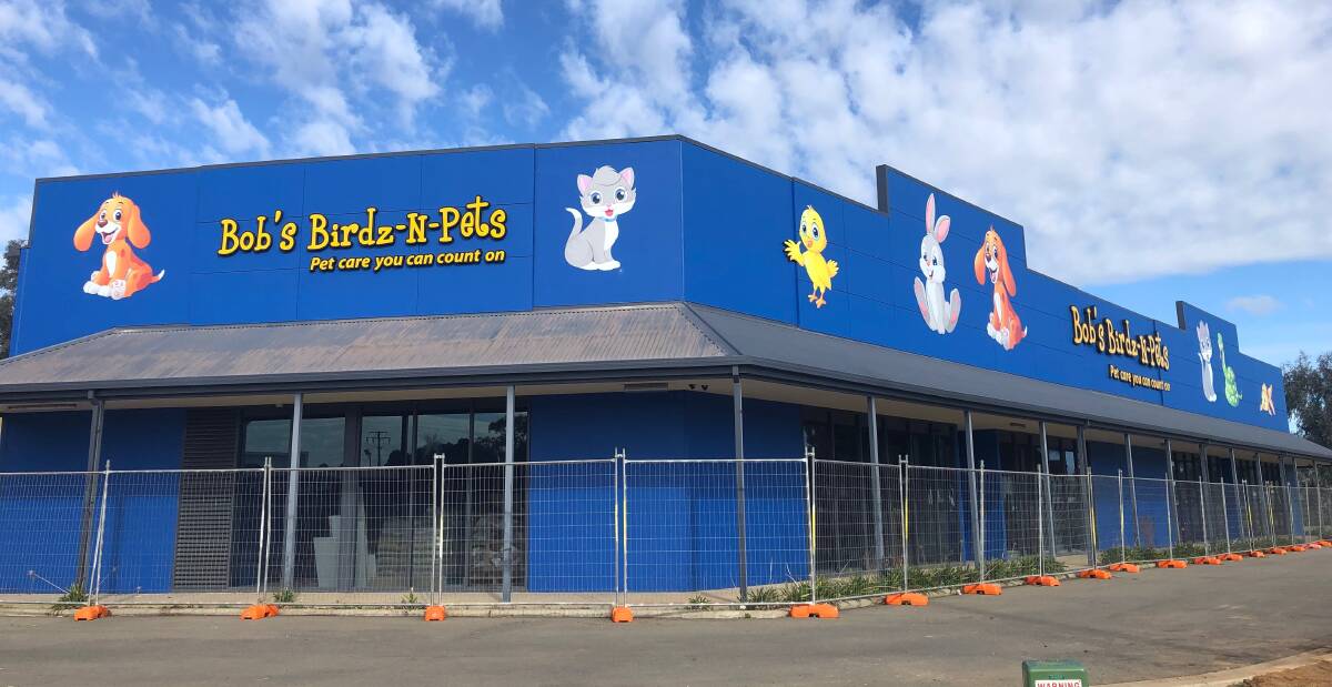 NO LONGER EMPTY: Bob's Birdz-N-Pets is moving to a site opposite the double roundabouts after 29 years at its Tompson Street location. 