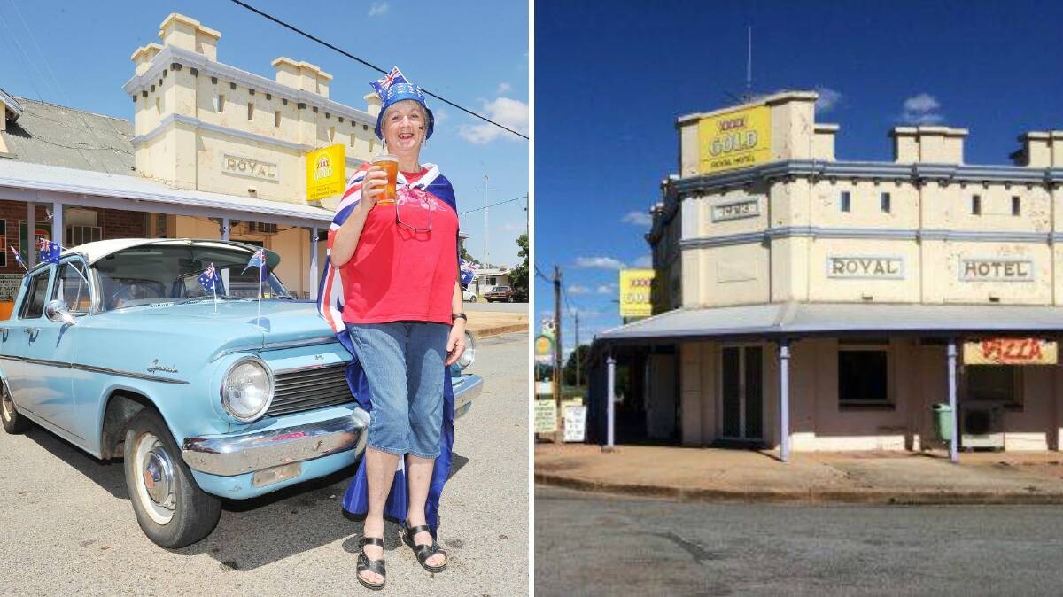 CHAPTER CLOSING: Grong Grong's Royal Hotel owners Kay and Ted Obudzinski are ready to say their goodbyes and enjoy a break following 26 years of running the town's historic pub. 