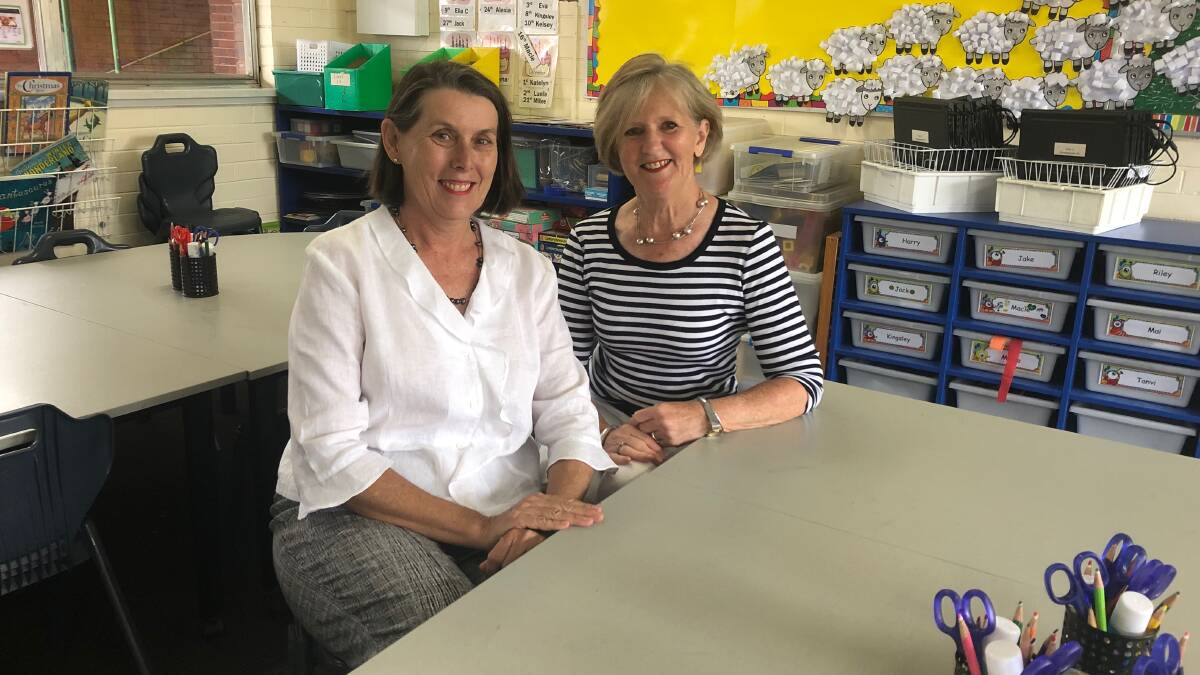 FAREWELL: Another two teachers, Kindergarten teacher Anne-Louise Fitzpatrick and Year 2 part-time teacher Carol Ingram, will be closing the book on their teaching careers at the end of the term. Picture: Jess Whitty
