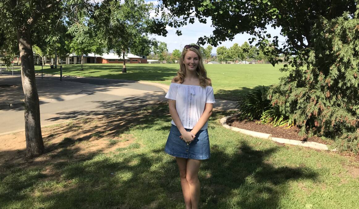 NEXT STEP: Former year 12 student at Kildare Catholic College Clare Gaynor, 18, says she chose Wagga CSU education course because of its location rather than factors. Picture: Jess Whitty