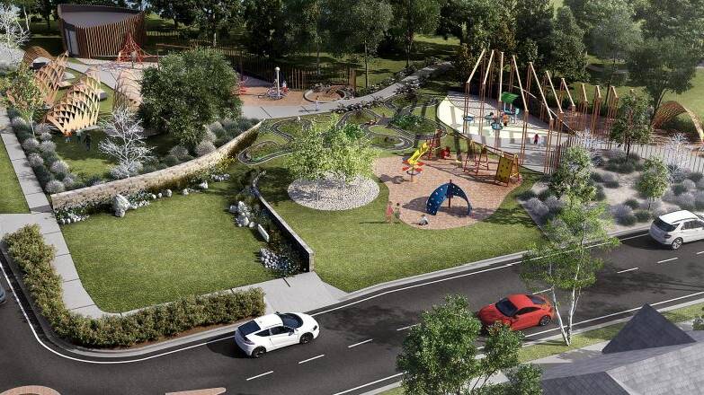 FUTURE POSSIBILITY: Proposed Wollundry Lagoon play park. Picture: Supplied