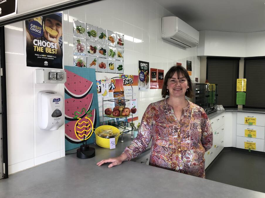 GOOD FOOD: Sturt Public School's canteen manager Jo Klimpsch says the school's menu only needs some small tweaks to be fully compliant with the new and revised Healthy School Canteen Strategy. Picture: Jess Whitty