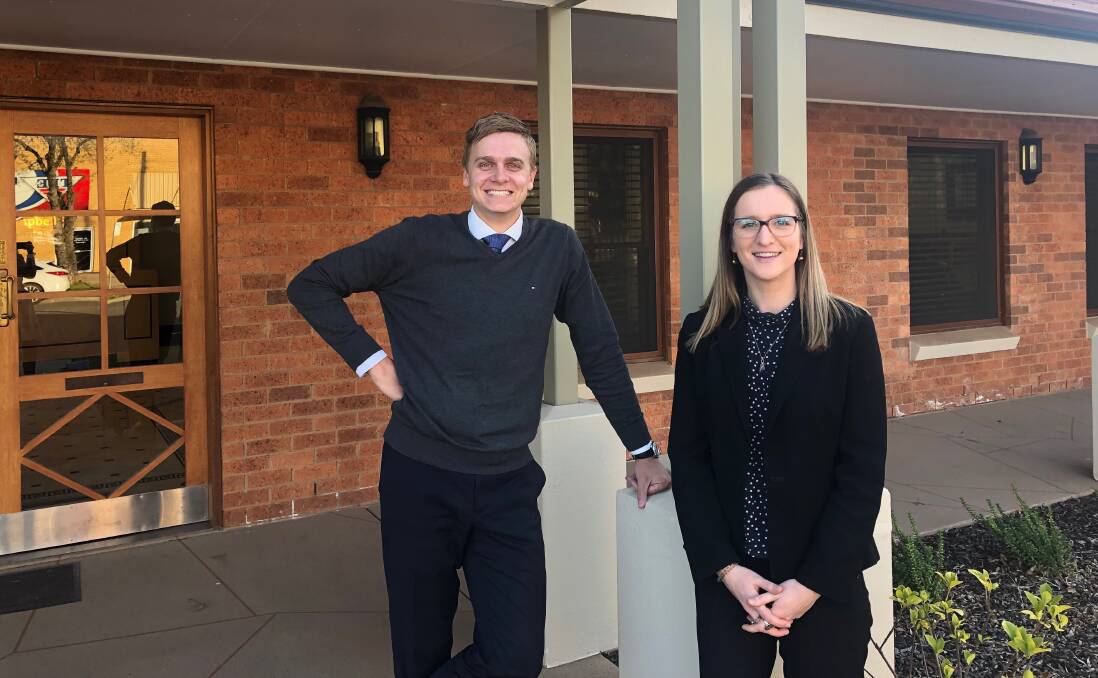 TAX TIME: Bush & Campbell Accountants Alex McCormack and Courtney Schmid say it might be best for taxpayers to hold off lodging their returns until August 1. 