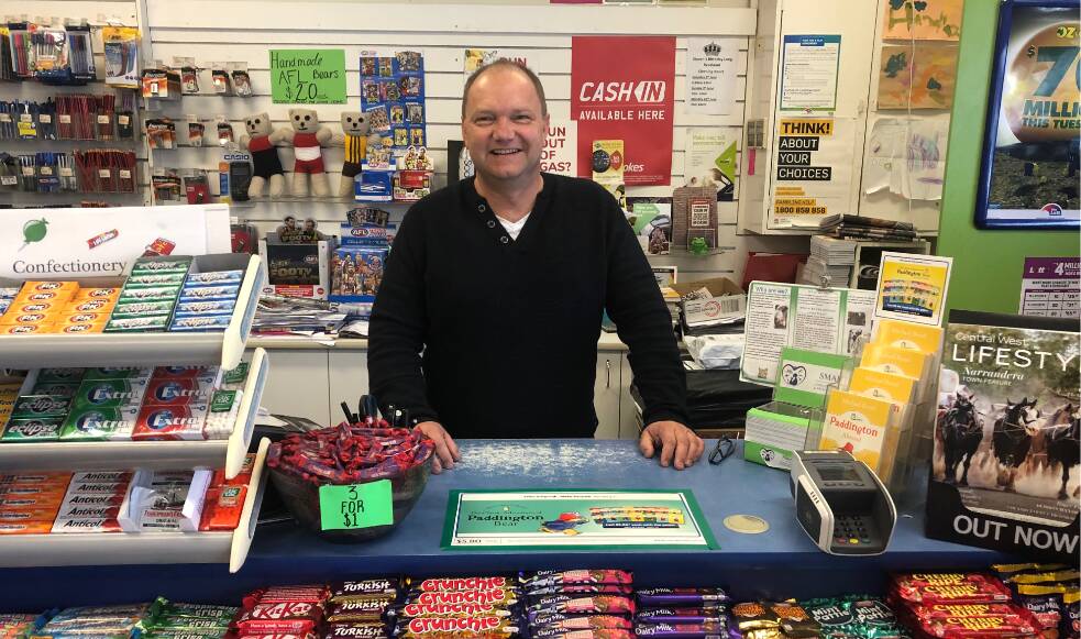 SUCCESS: Turvey Tops Newsagency owner David Ritter says the key to a successful business is providing good customer service. Picture: Jess Whitty