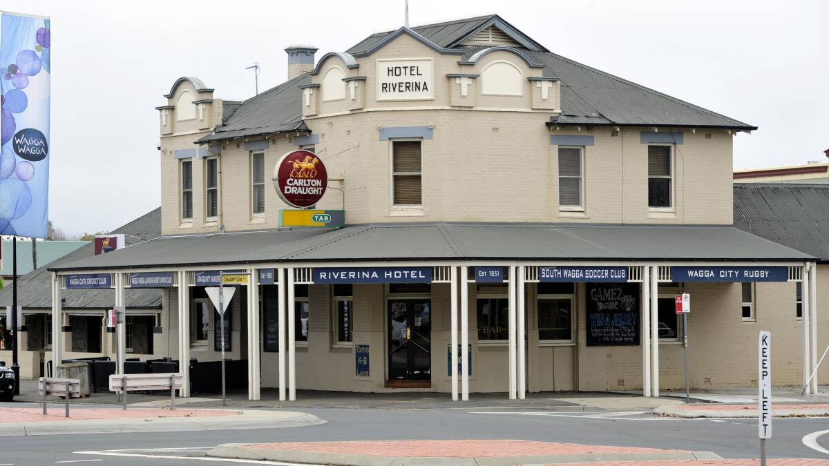 WAGGA LOCAL: The Riverina Hotel's awnings represent a typical feature of pubs and hotels from the era of the 1850s. 