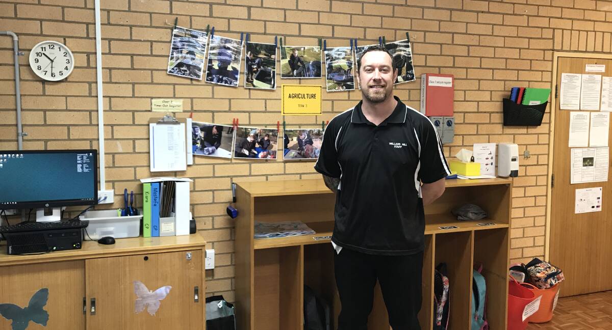 FEATURE THE TEACHER: Peter Clark from Willans Hill School said the biggest change he has witnessed over his teaching career is the "wider community’s perception of students with a disability" to learn. Picture: Jess Whitty