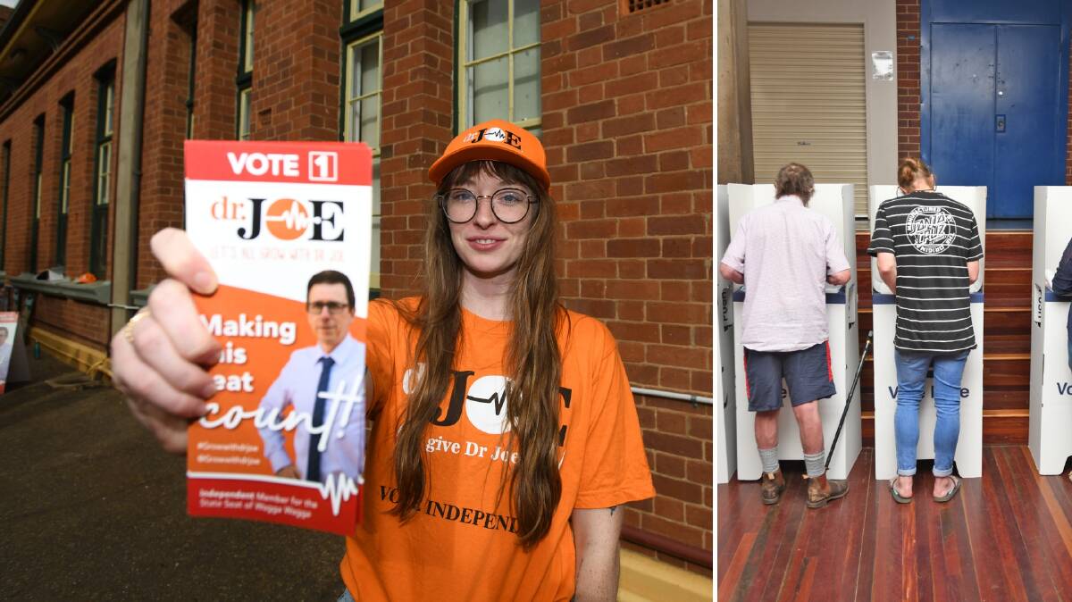 State Election polling at South Wagga Public School with Natasha McGirr. 