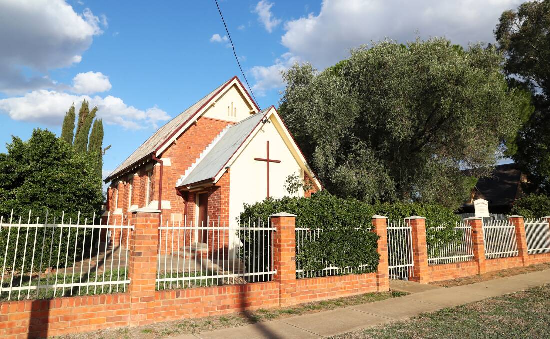 UNIQUE OPPORTUNITY: Former St Peter's Anglican Church, built in 1911, is on the market and could be transformed into a cafe, restaurant or motel. Picture: Emma Hillier