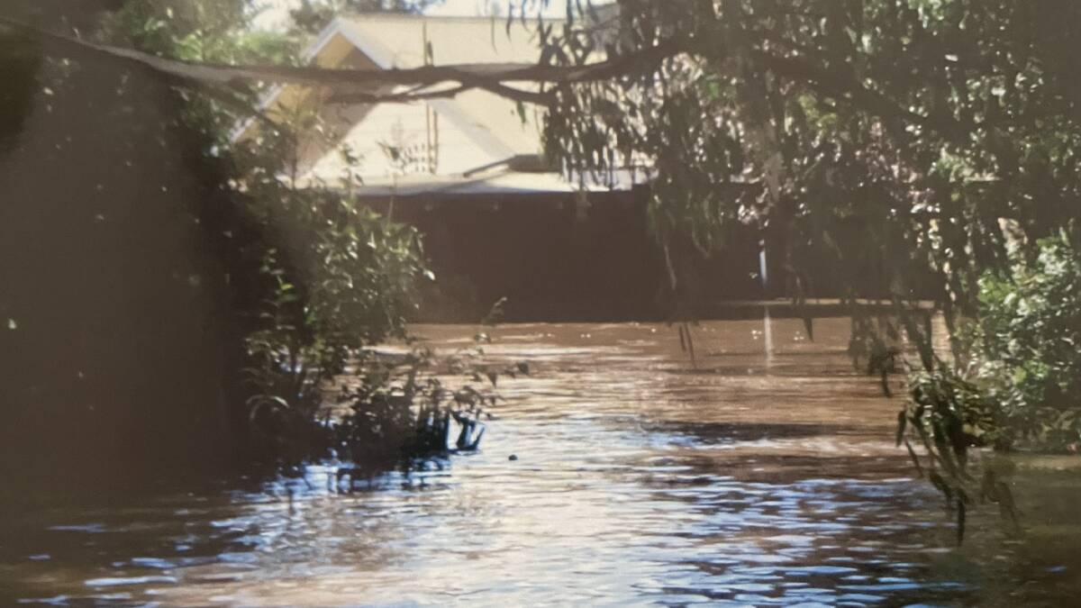 INUNDATED: Robyn Dawsons home in North Wagga was filled with water during the flood, causing nearly $90,000 of damage. Picture: Contributed