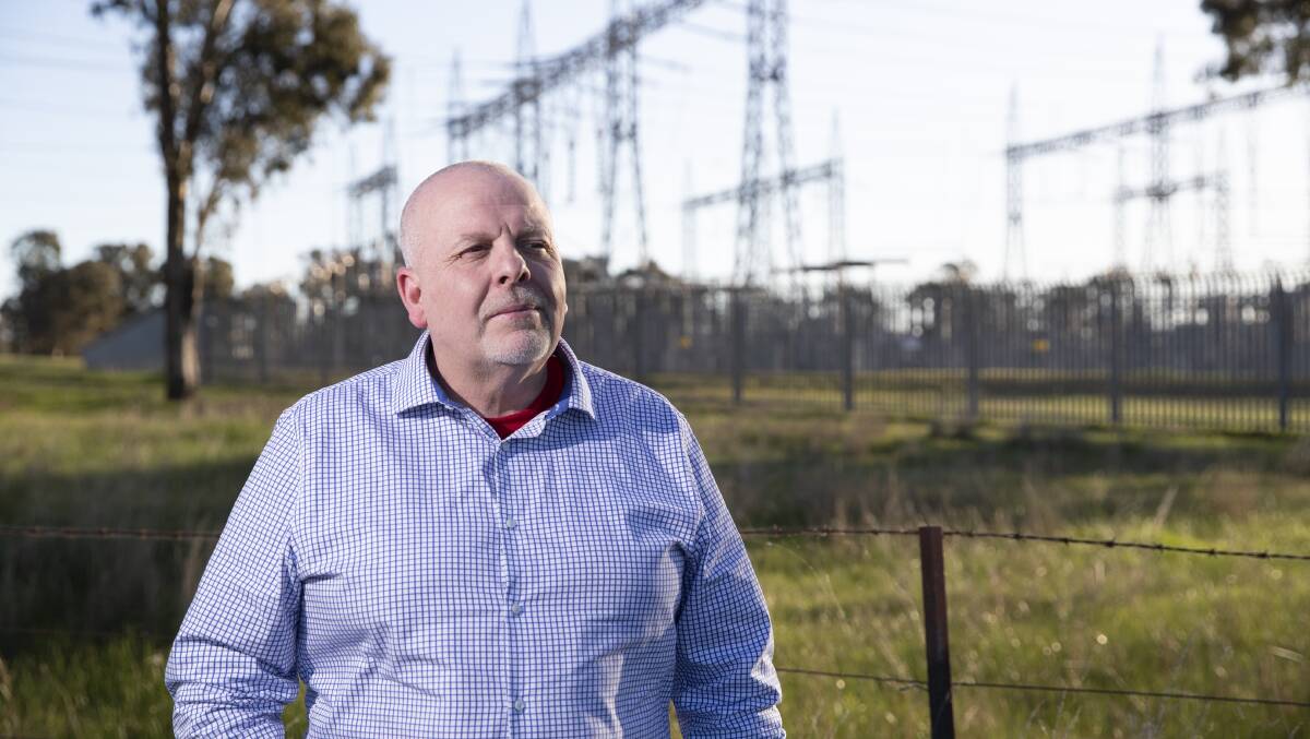 SUGGESTION: Wagga councillor Richard Foley believes the city's landfill would be the perfect spot for a council-owned solar farm, due to the absence of nearby residents and the proximity to the electricity substation. Picture: Madeline Begley 