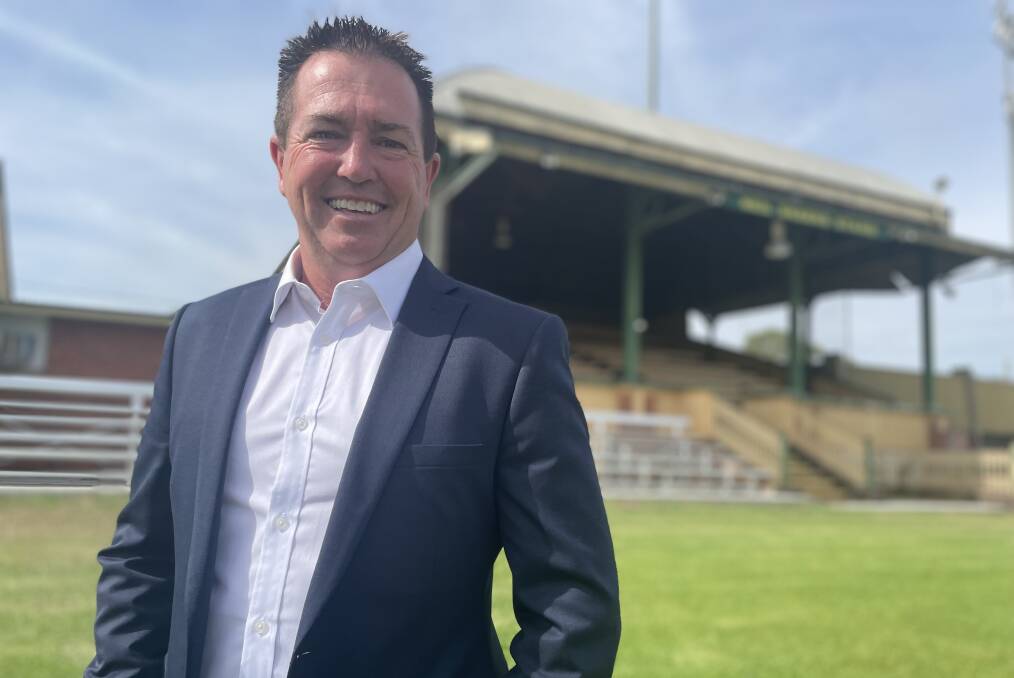 BOOST: NSW deputy premier Paul Toole announced the $5 million funding package for country shows in Wagga on Tuesday. Picture: Monty Jacka