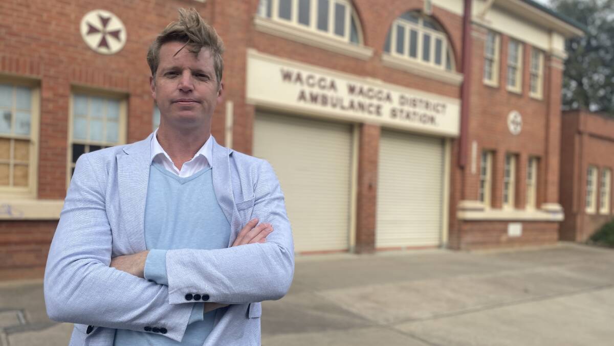 FRUSTRATION: Councillor Dan Hayes is calling on the NSW government to explain why Wagga had to pay $610,000 for the Johnston Street ambulance station when other councils were gifted similar buildings for just $1. Picture: Monty Jacka