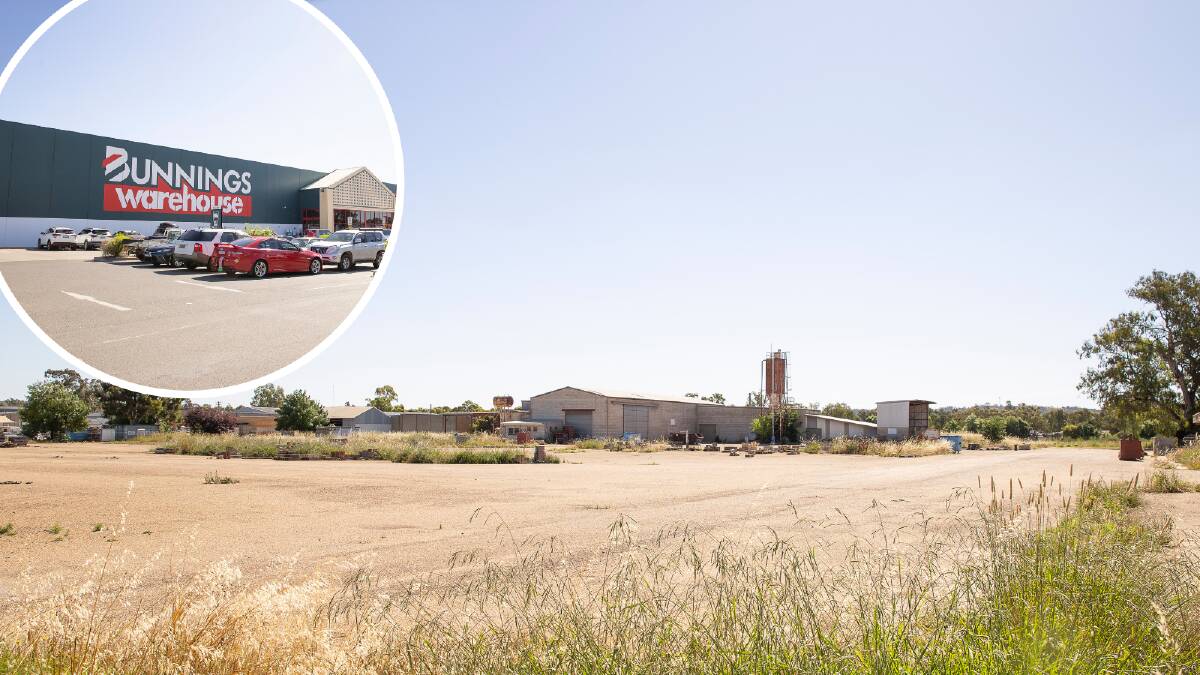 NEW BUNNINGS: The hardware retail giants are pushing to build a bigger Bunnings on the corner of the Sturt Highway and Pearson Street, just 500 metres away from their existing store. Picture: Ash Smith