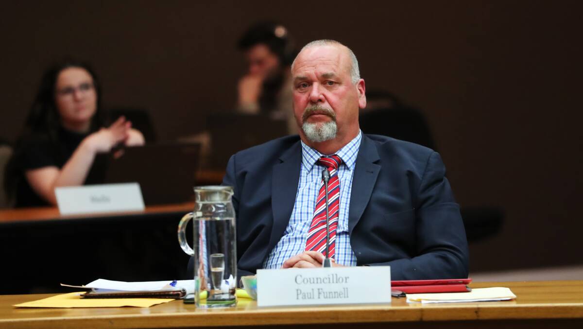 BEWILDERED: Former councillor Paul Funnell, pictured in 2020, addressed the meeting and argued the CSP did not accurately reflect the views of real residents in Wagga. Picture: Emma Hillier