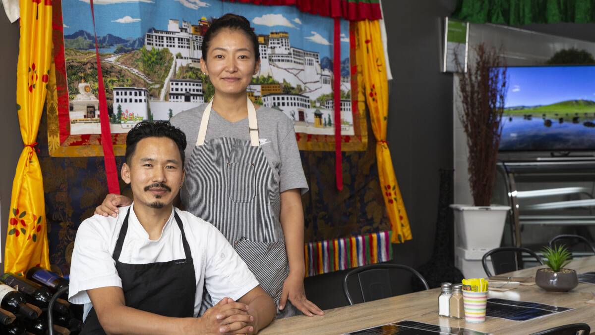 AMBITION: Mr Gyatso and Ms Lhamo described the opening of their restaurant as the fulfillment of a lifelong dream. Picture: Madeline Begley