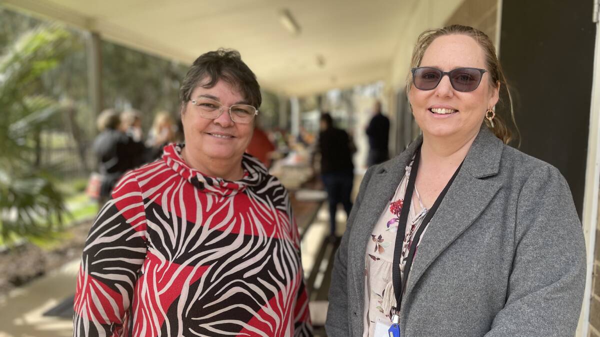 READY: Future board director Leonie Dennis with RivMed chief executive officer Peta Larsen at the clinic's handover ceremony on Thursday. Picture: Monty Jacka