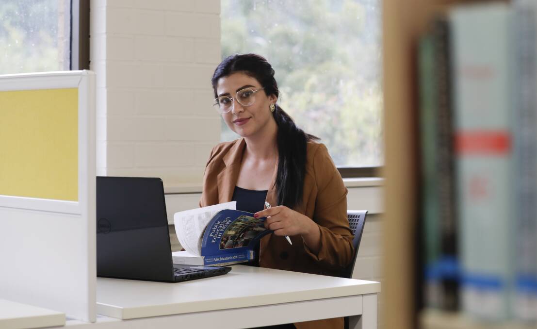 SUCCESS: Razya Neamat said she hoped her success in reigniting her education in Wagga would inspire other young female Yazidi refugees in Wagga. Picture: Madeline Begley