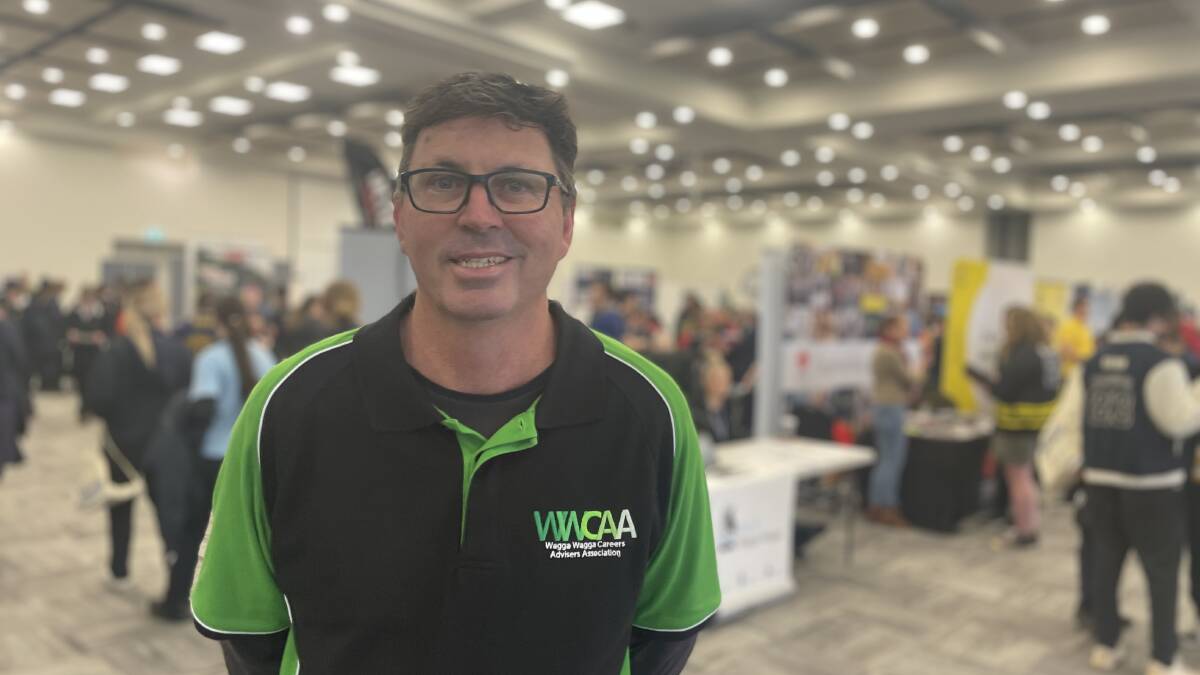 PREPARATION: Richard O'Connell, president of the Wagga Career Advisers Association, said it was absolutely crucial to show students all the different pathways they can go down after they graduate. Picture: Monty Jacka