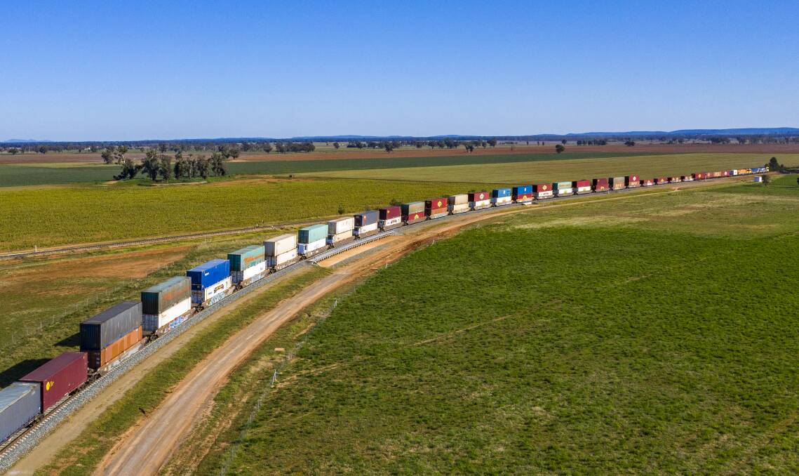 BIGGER: The Inland Rail's upgrade of Wagga's railway line will allow double-stacked freight trains to pass through the middle of the city. Picture: ARTC