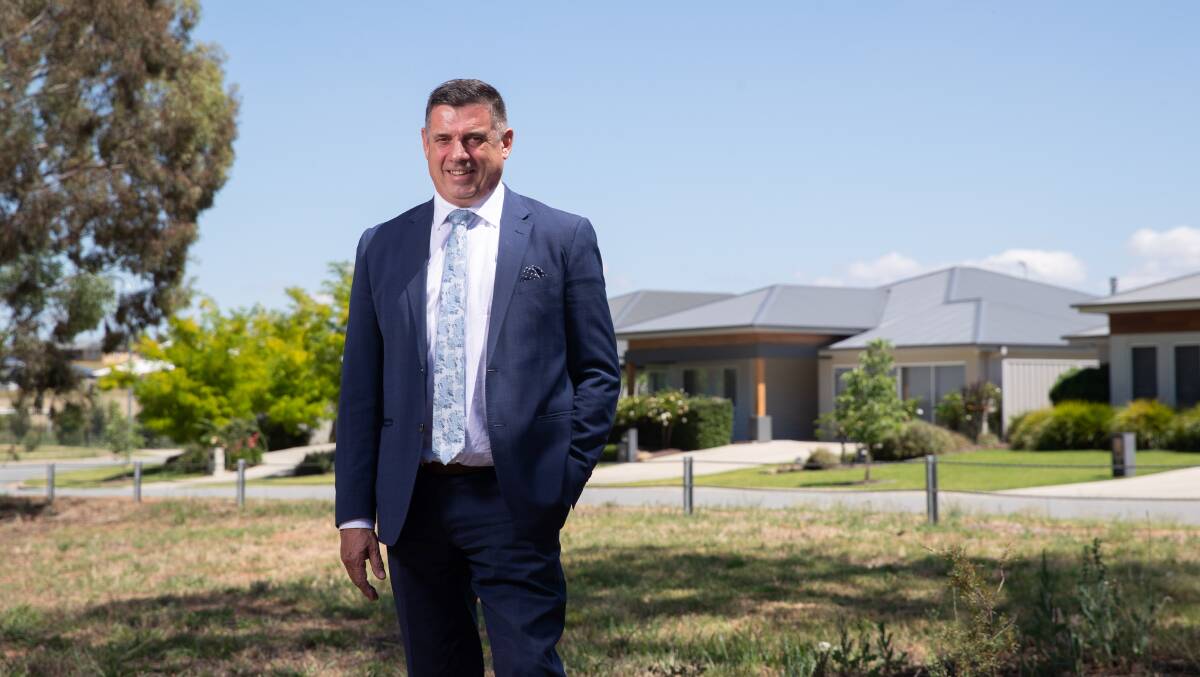 Fitzpatricks Real Estate director and sales consultant Paul Gooden says investors have played the biggest role in driving up house values in Gobbagombalin. Picture by Madeline Begley