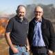 HEAT: Charles Sturt University researcher Dr John Broster and Myriota's Paul Sheridan are collaborating on the spontaneous haystack combustion research project. Picture: Madeline Begley