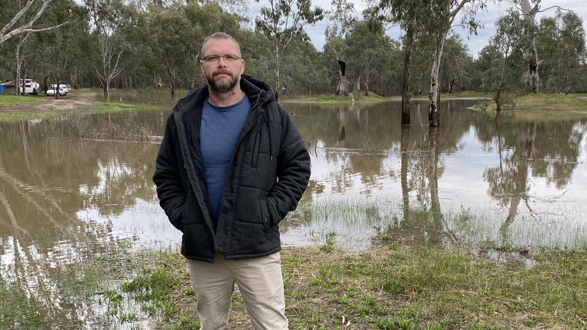 MEMORIES: Dan Grentell remembers walking the "eerie" streets of North Wagga shortly after the floodwaters receded. Picture: Daniel Heinrich