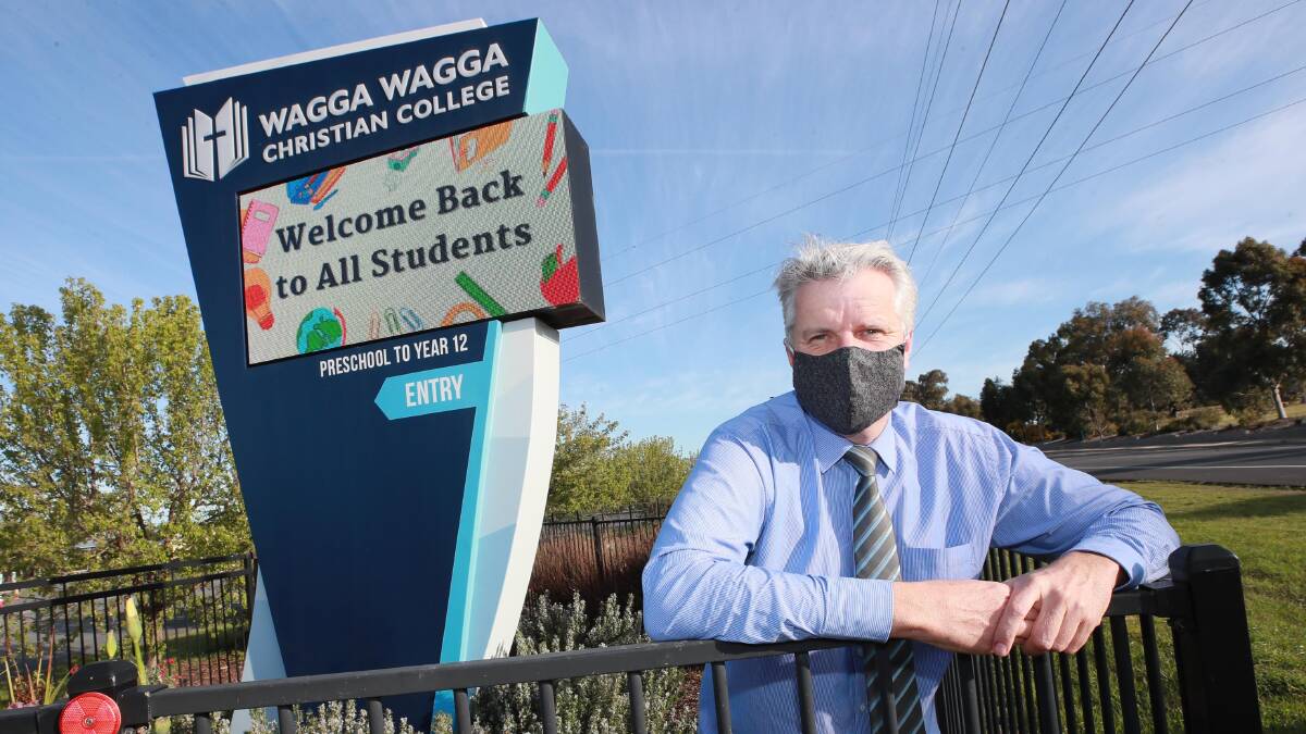RISING ISSUE: Wagga Christian College principal Phillip Wilson said there has "definitely" been more developmentally vulnerable children starting school in the past two years. Picture: Les Smith