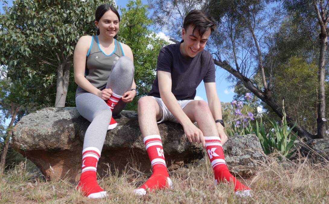 TRAILBLAZERS: Lara Jay and Cameron Sowter are raising money for research into kidney disease over the course of October. Picture: Monty Jacka